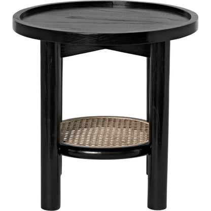 Hide Away Side Table, Charcoal Black - LOOMLAN - Noir - Side Tables