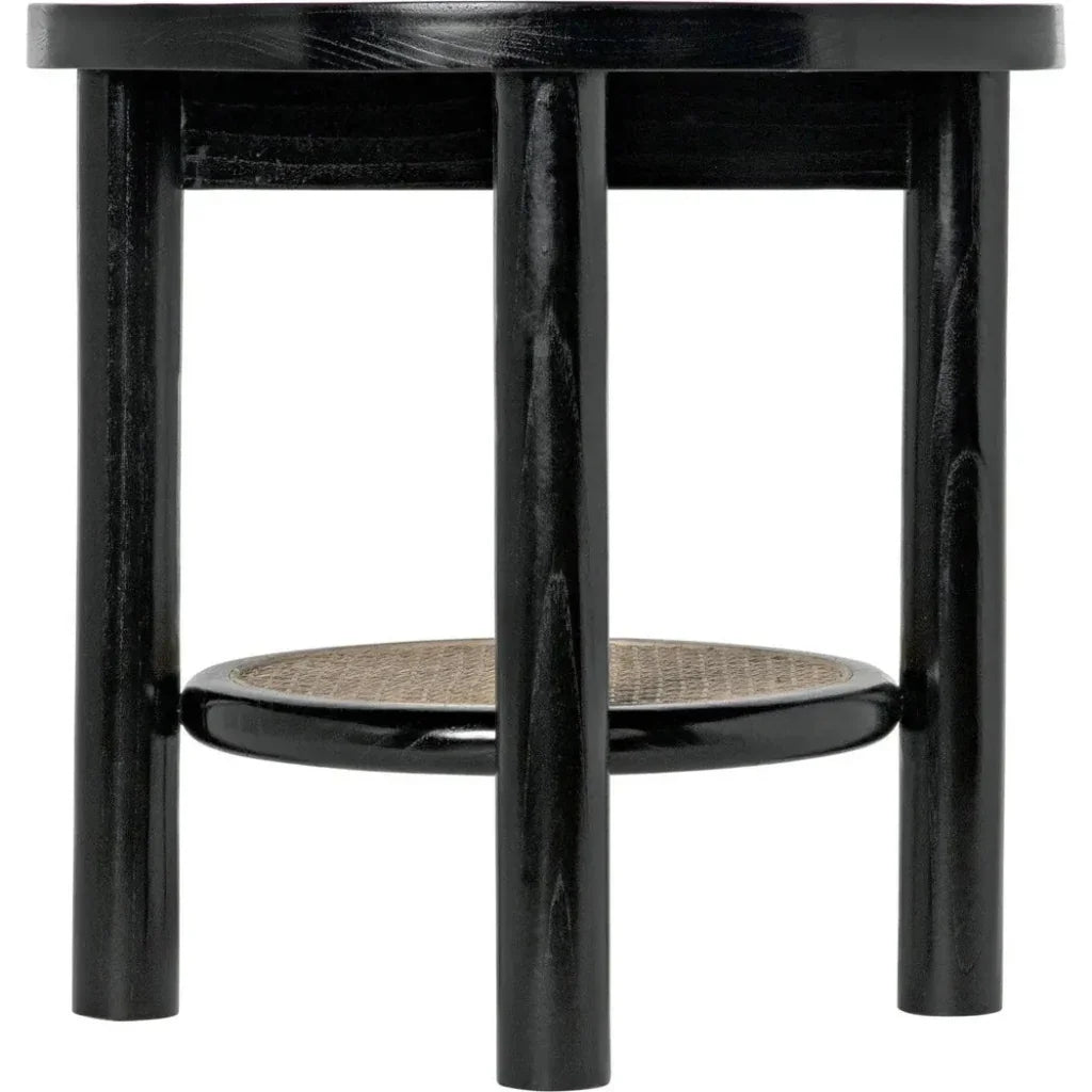 Hide Away Side Table, Charcoal Black - LOOMLAN - Noir - Side Tables