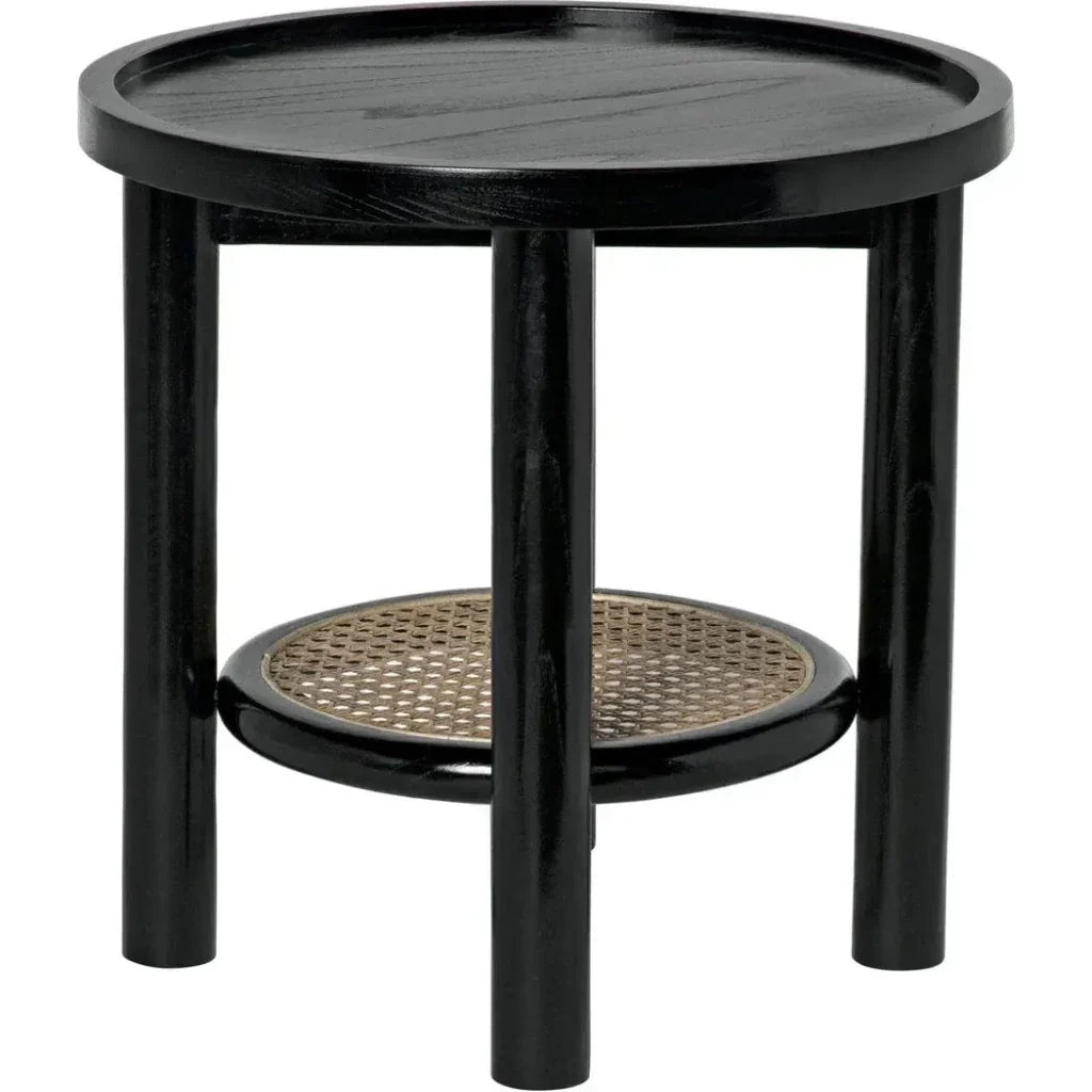 Hide Away Side Table, Charcoal Black - LOOMLAN - Noir - Side Tables
