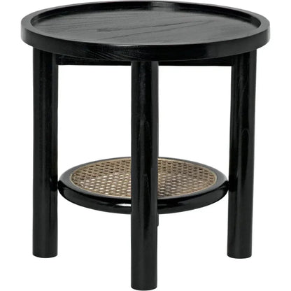 Hide Away Side Table, Charcoal Black - LOOMLAN - Noir - Side Tables