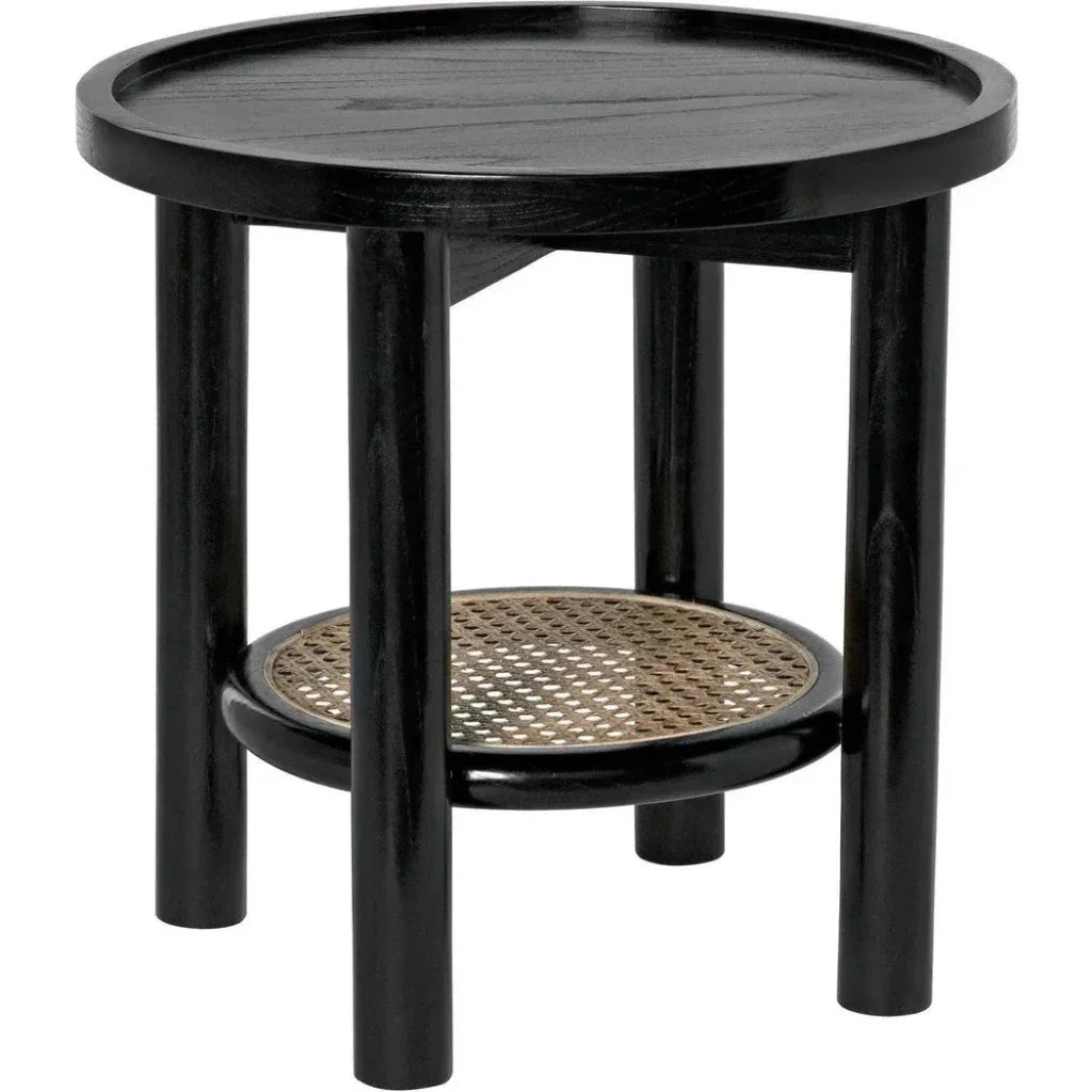 Hide Away Side Table, Charcoal Black - LOOMLAN - Noir - Side Tables