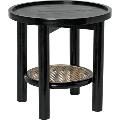 Hide Away Side Table, Charcoal Black - LOOMLAN - Noir - Side Tables
