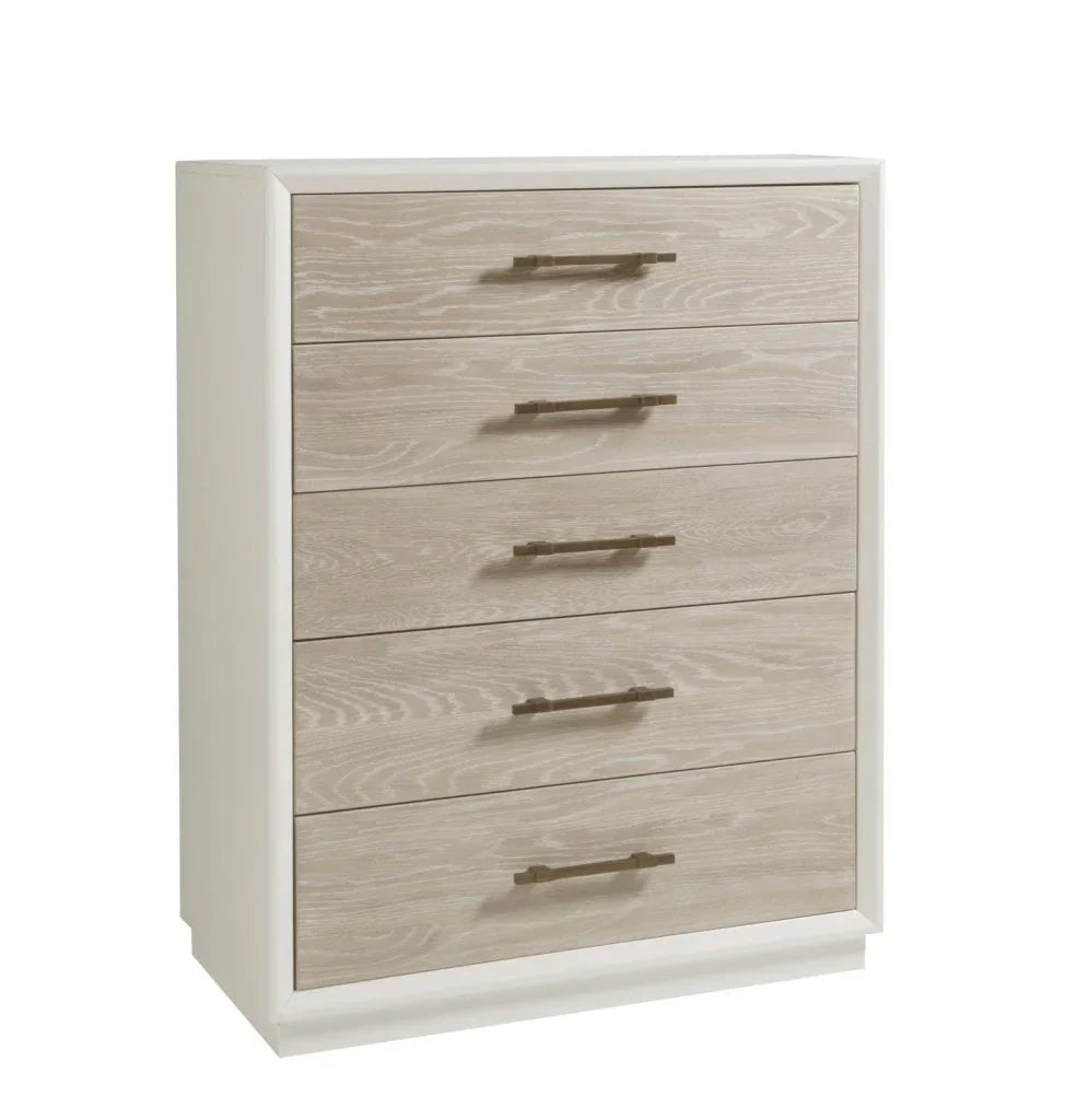 High Gloss Boca Grande Five Drawer Chest - LOOMLAN - Panama Jack - Chests