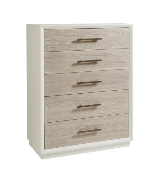 High Gloss Boca Grande Five Drawer Chest - LOOMLAN - Panama Jack - Chests