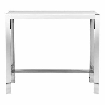 High Gloss White Bar Table for Small Spaces - LOOMLAN - Moe's Home - Bar Tables