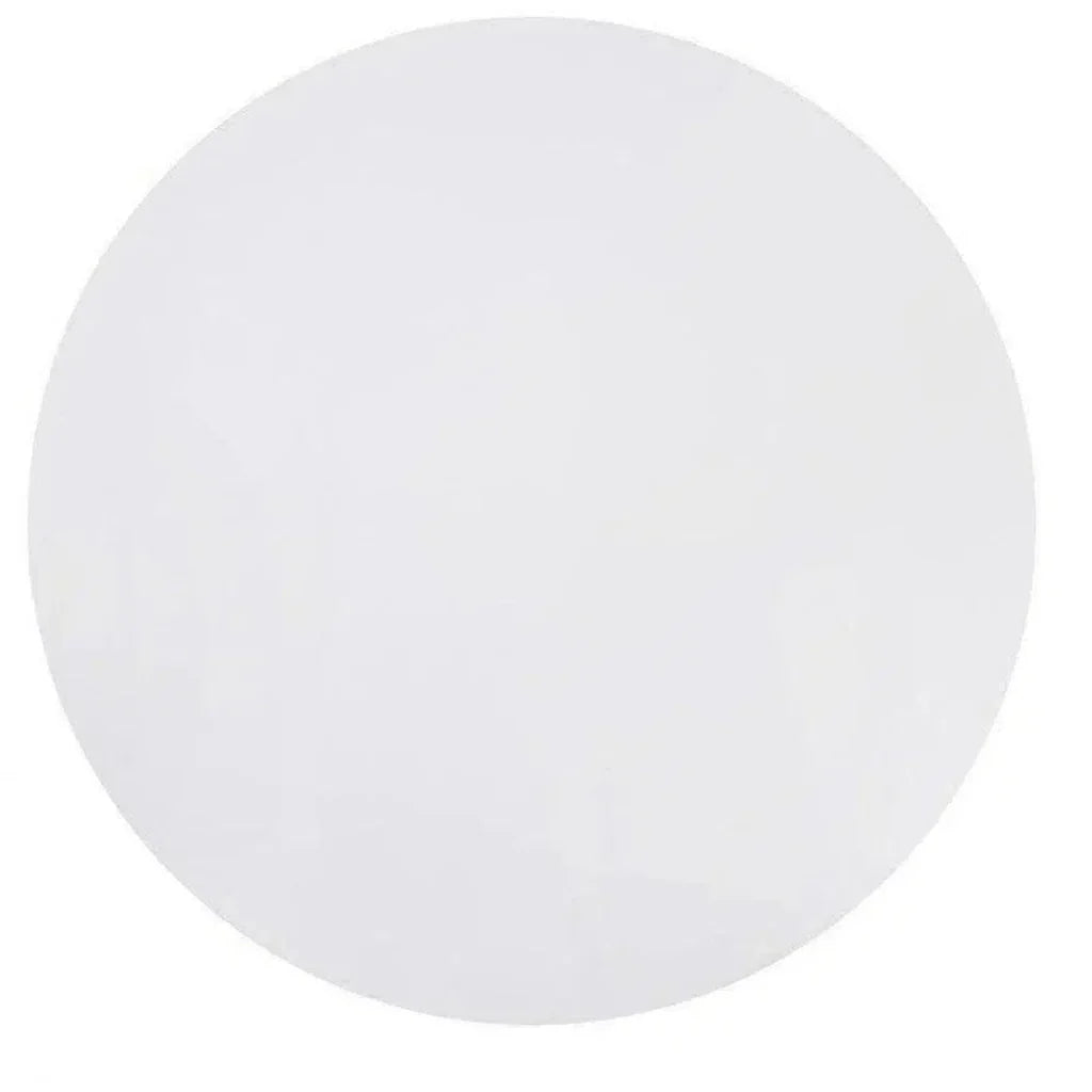High Gloss White Round Dining Table Seats 4-Dining Tables-Moe's Home-LOOMLAN