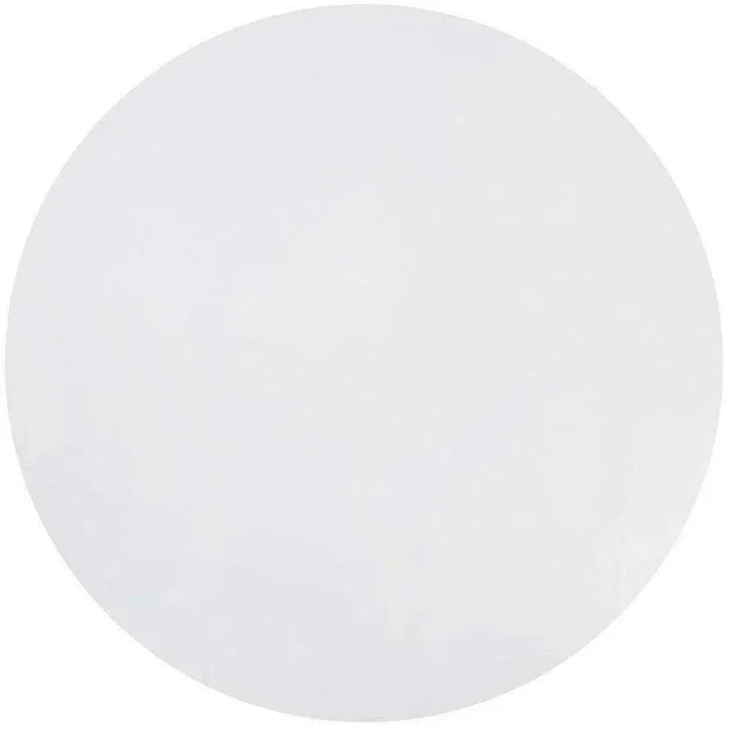 High Gloss White Round Dining Table Seats 6-Dining Tables-Moe's Home-LOOMLAN