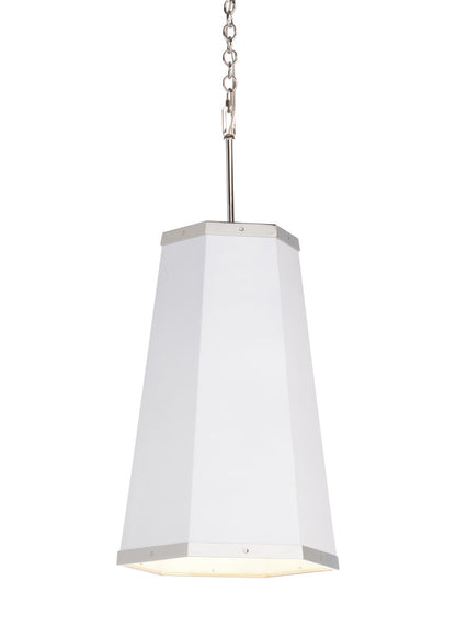 High Street Hexagon White Pendant