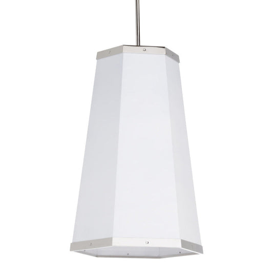 High Street Hexagon White Pendant