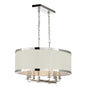 High Street Metal White Chandelier