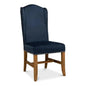 High Velvet Armless Dining Chair 2PC - LOOMLAN - Sarreid - Dining Chairs
