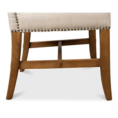 High Velvet Armless Dining Chair 2PC - LOOMLAN - Sarreid - Dining Chairs