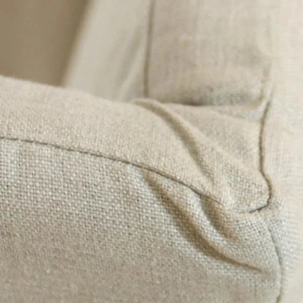 Highback Linen Host Chair Set of 2 - LOOMLAN - Furniture Classics - Dining Chairs