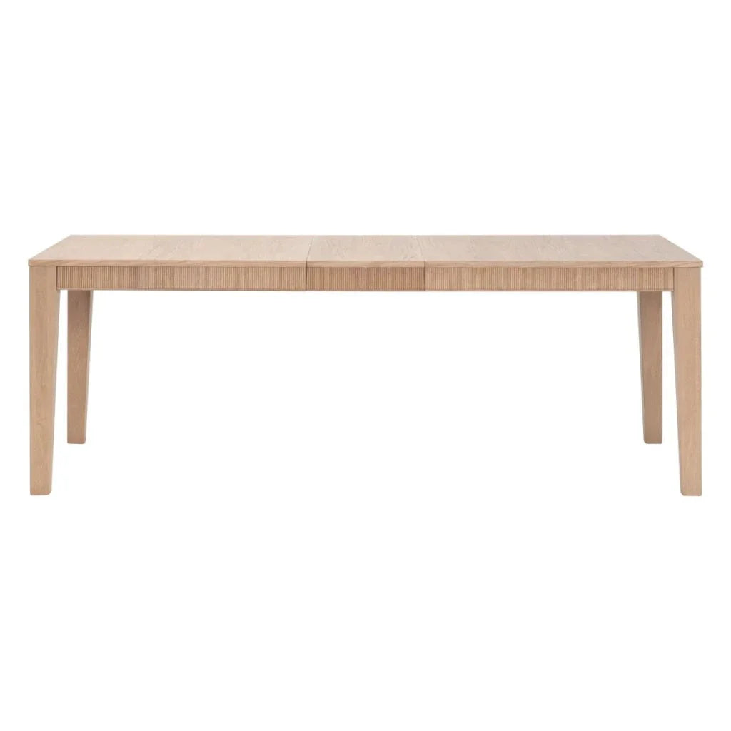 Highland Extendable Wood Dining Table-Dining Tables-Essentials For Living-LOOMLAN