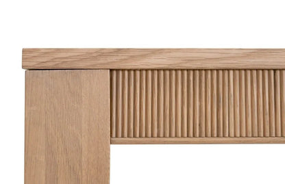 Highland Extendable Wood Dining Table-Dining Tables-Essentials For Living-LOOMLAN