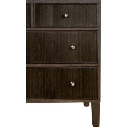 Highland Fluted Wood8 - Drawer Dresser - LOOMLAN - Essentials For Living - Dressers