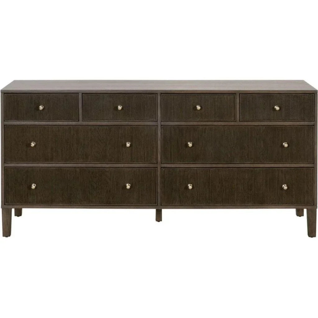 Highland Fluted Wood8 - Drawer Dresser - LOOMLAN - Essentials For Living - Dressers