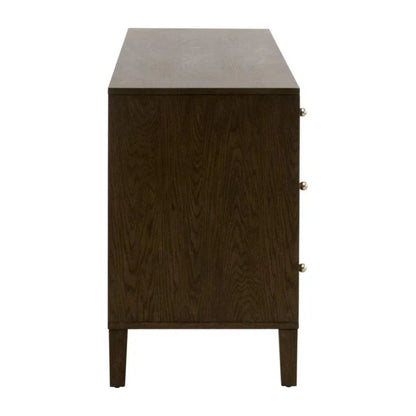 Highland Fluted Wood8 - Drawer Dresser - LOOMLAN - Essentials For Living - Dressers