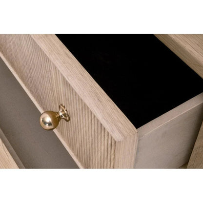 Highland Open Shelf 2 - Drawer Nightstand - LOOMLAN - Essentials For Living - Nightstands