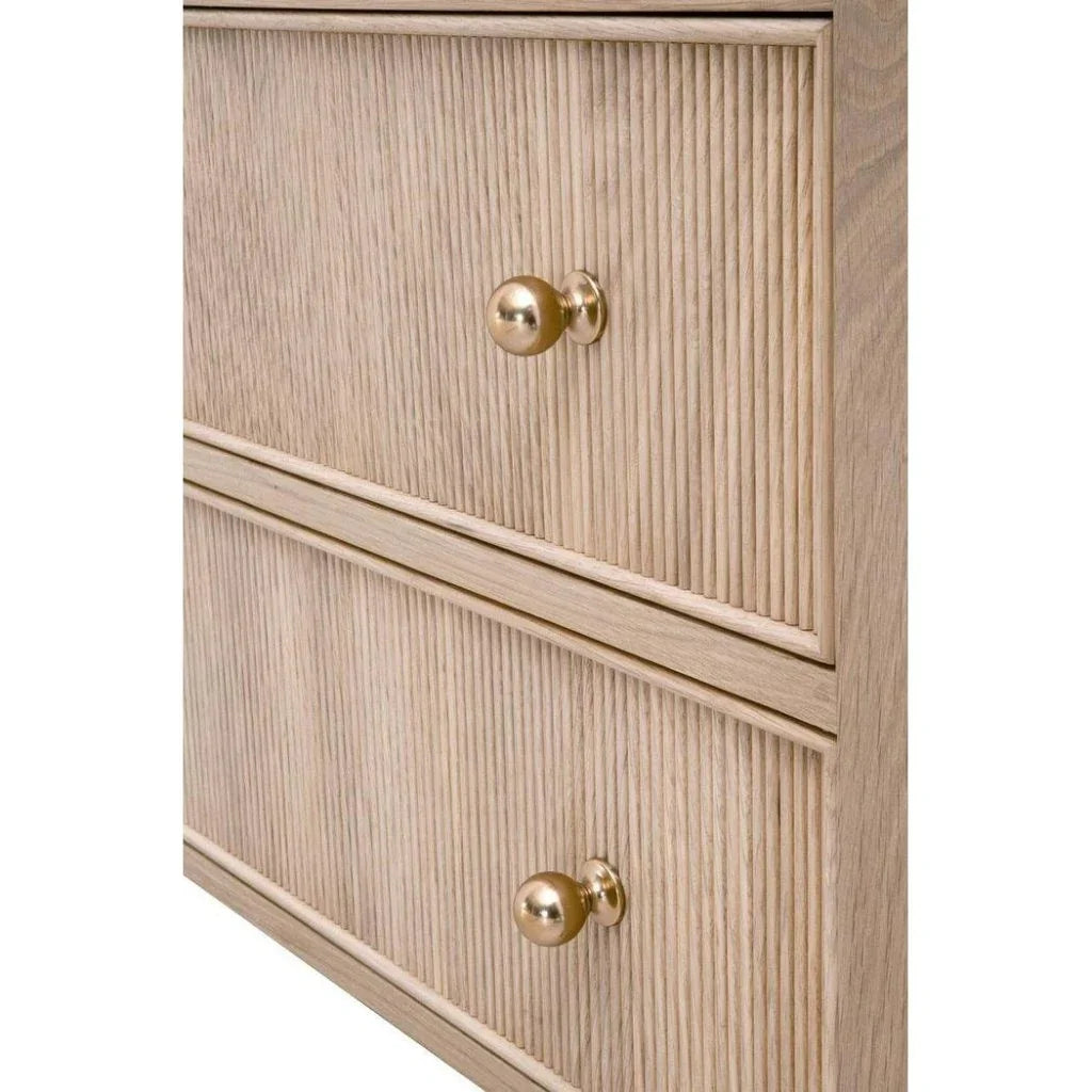 Highland Open Shelf 2 - Drawer Nightstand - LOOMLAN - Essentials For Living - Nightstands