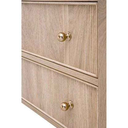 Highland Open Shelf 2 - Drawer Nightstand - LOOMLAN - Essentials For Living - Nightstands