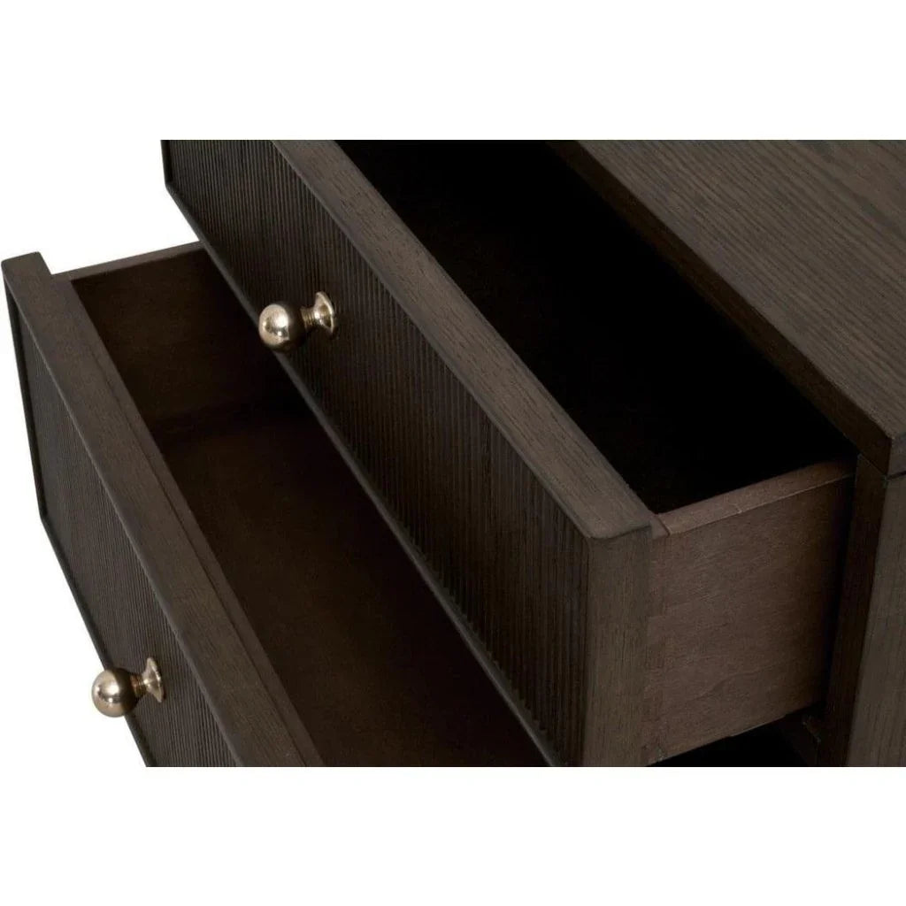 Highland Wooden 2 - Drawer Nightstand - LOOMLAN - Essentials For Living - Nightstands
