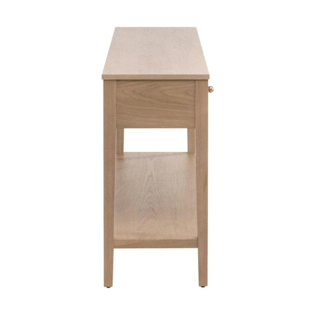 Highland Wooden 3 - Drawer Sofa Table - LOOMLAN - Essentials For Living - Console Tables