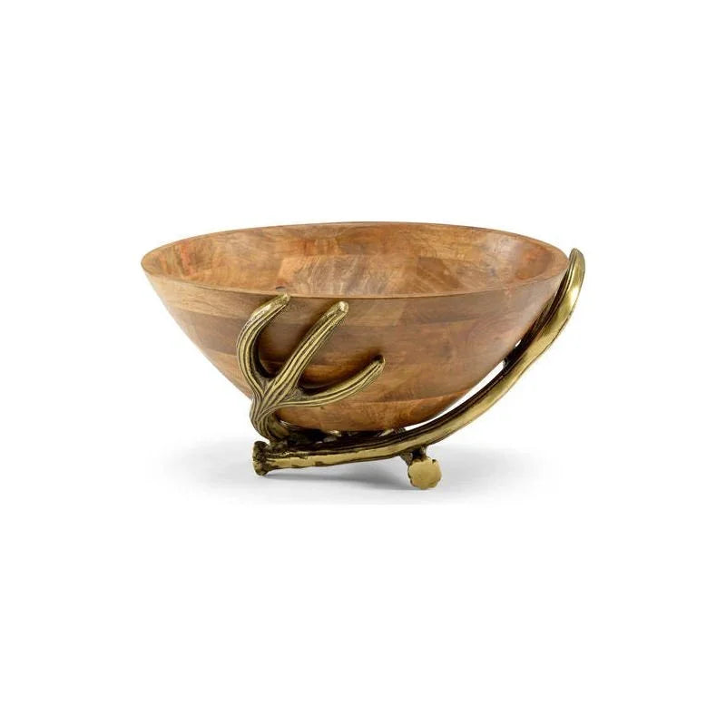 Highlands Wood Made Round Bowl - LOOMLAN - Wildwood - Boxes & Bowls