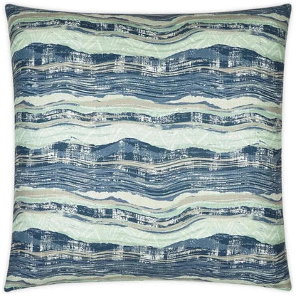 Highway River Nautical Blue Large Throw Pillow Insert - LOOMLAN - D.V. Kap - Throw Pillows