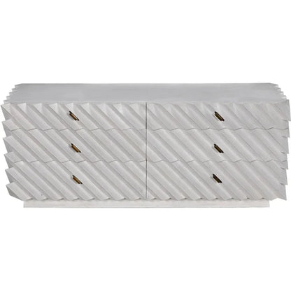 Hikaru Six Drawers Wood Dresser