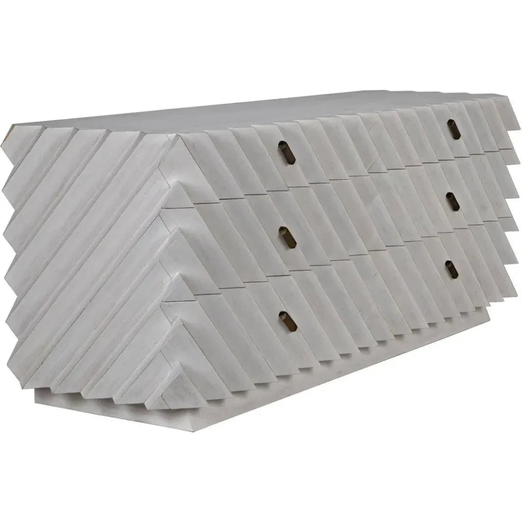 Hikaru Six Drawers Wood Dresser