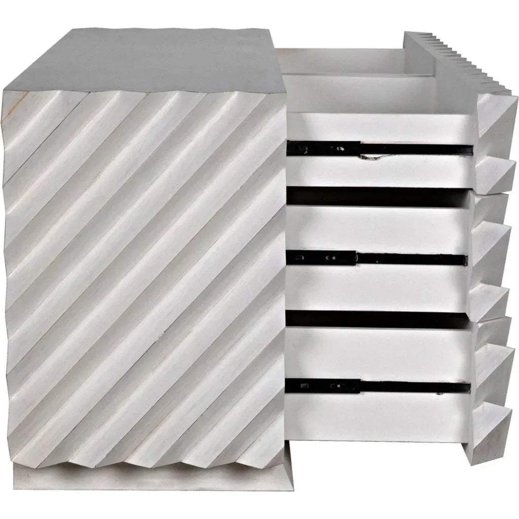 Hikaru Six Drawers Wood Dresser