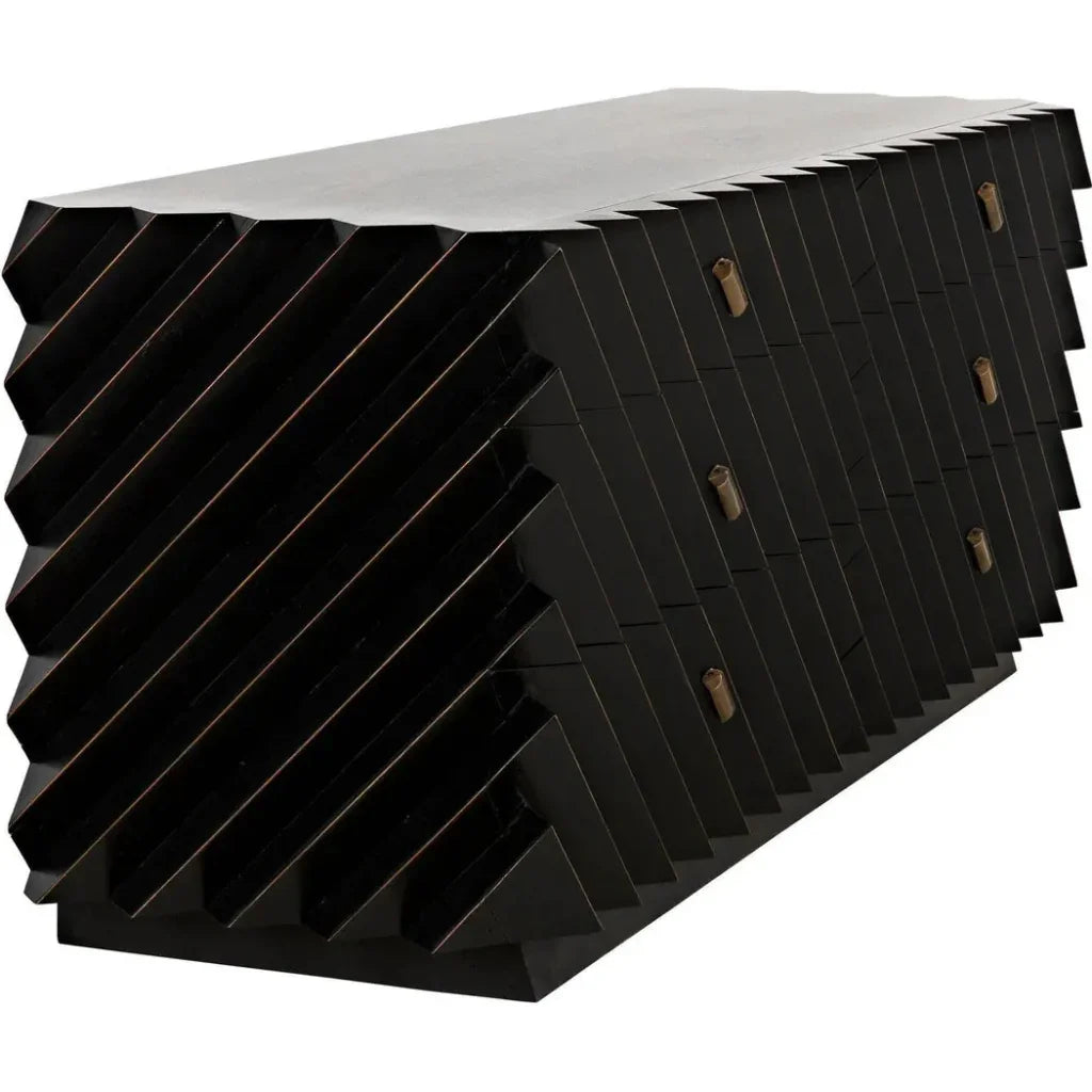 Hikaru Six Drawers Wood Dresser