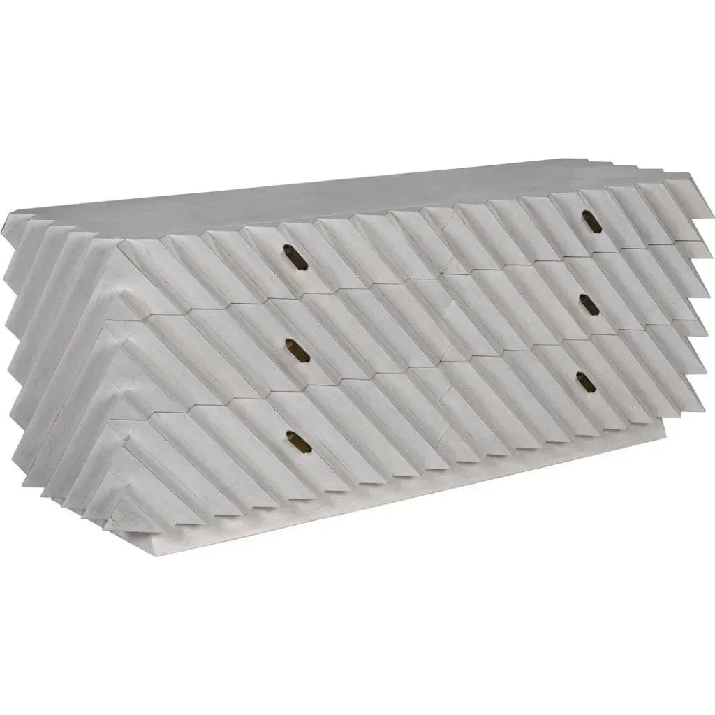 Hikaru Six Drawers Wood Dresser