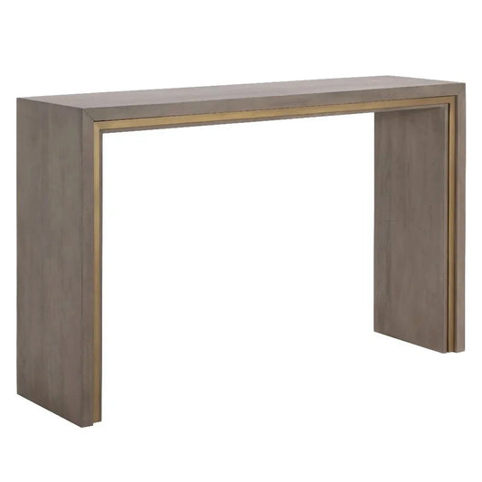 Hilbert Wooden Rectangular Console Table - LOOMLAN - SUNPAN - Console Tables