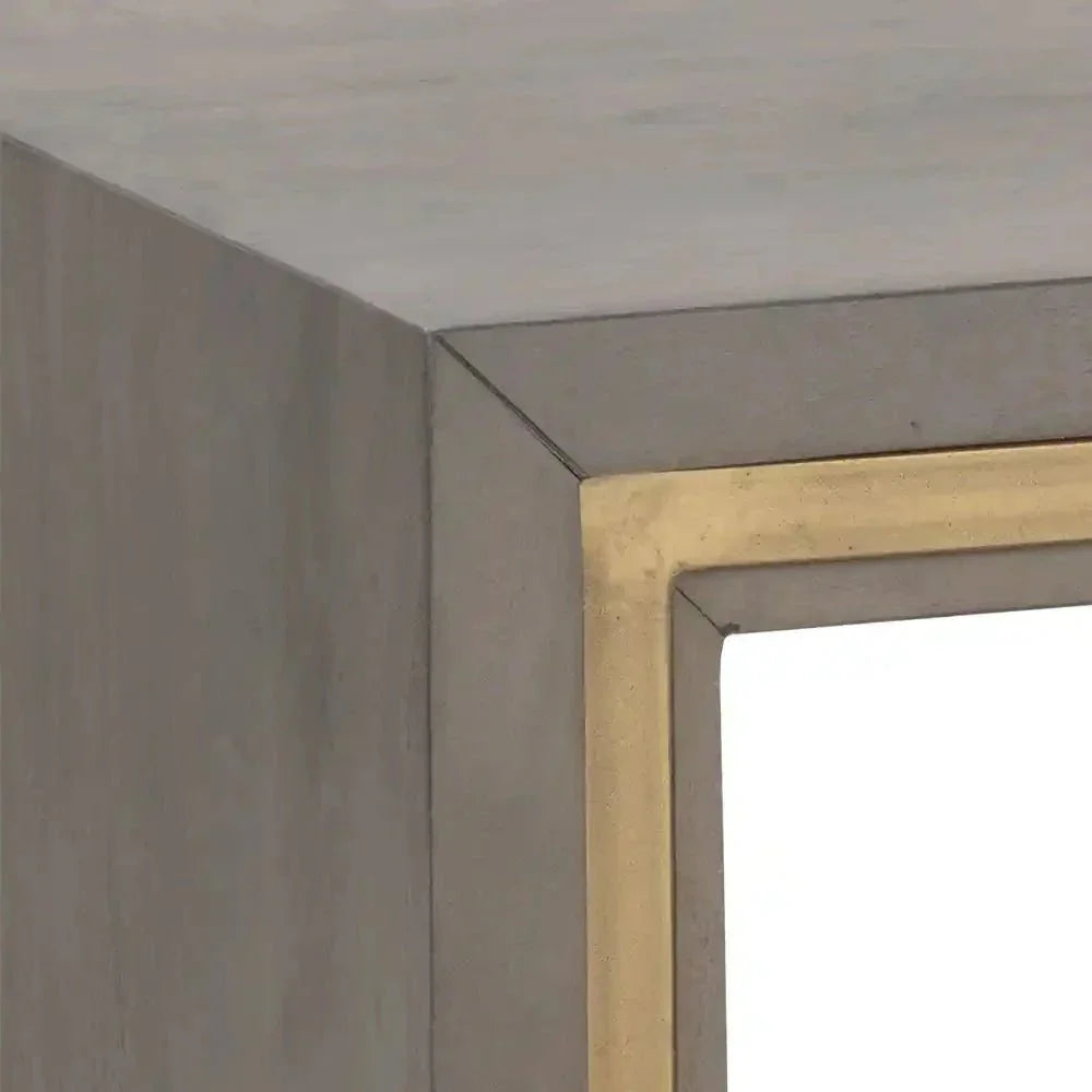 Hilbert Wooden Rectangular Side Table - LOOMLAN - SUNPAN - Side Tables