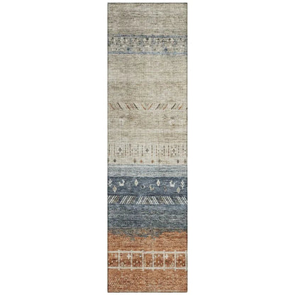 Hilda Brown Washable Indoor - Outdoor Rug - LOOMLAN - LOOMLAN Rugs - Outdoor Rugs