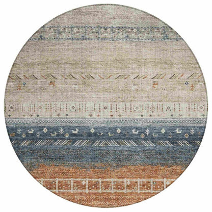 Hilda Brown Washable Indoor - Outdoor Rug - LOOMLAN - LOOMLAN Rugs - Outdoor Rugs