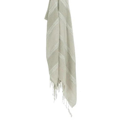 Hilda Soft Cotton Throw Blanket With Fringe - LOOMLAN - LOOMLAN - Throw Blankets
