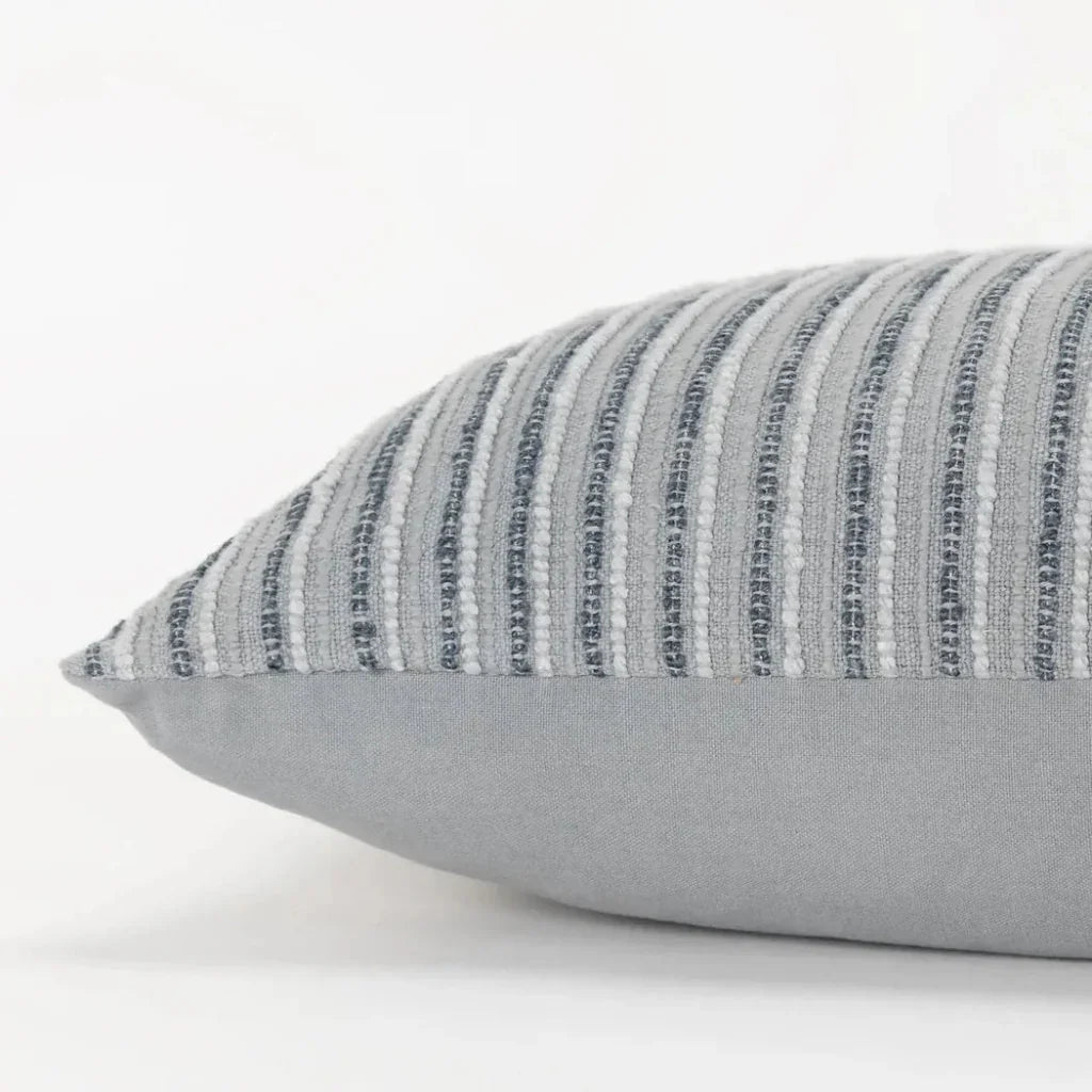 Hilda Textured Lumbar Rectangle Decorative Pillows - LOOMLAN - LOOMLAN - Throw Pillows