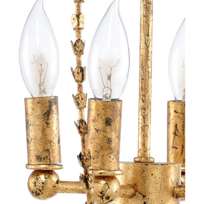 Hillsboro Iron And Crystal Made Chandelier - LOOMLAN - Chelsea House - Chandeliers