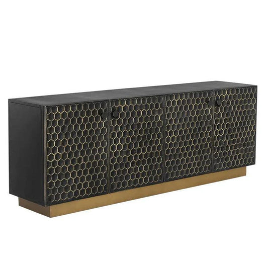 Hive Iron Black Sideboard - LOOMLAN - SUNPAN - Sideboards