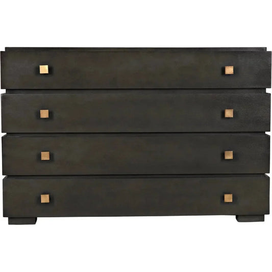 Hofman Four Drawers Wood Dresser