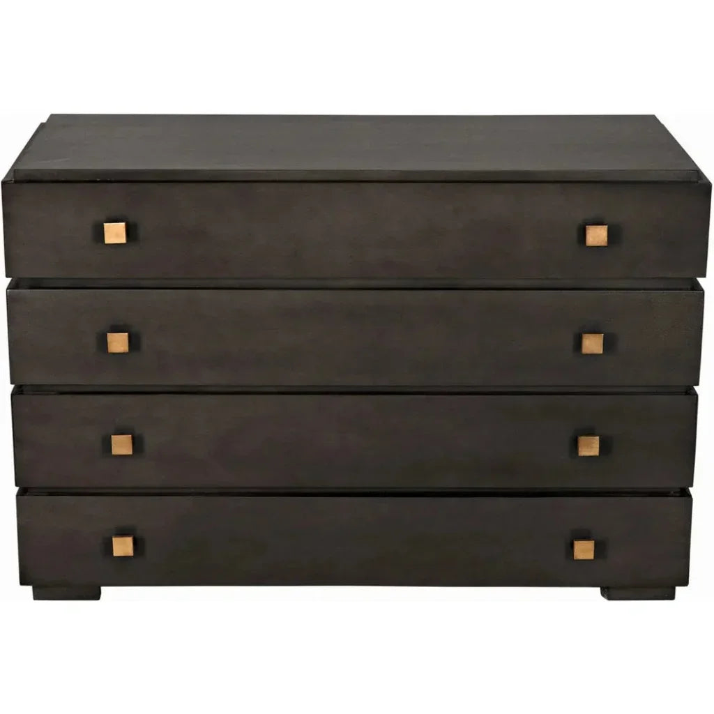 Hofman Four Drawers Wood Dresser
