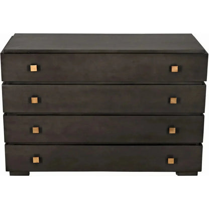 Hofman Four Drawers Wood Dresser