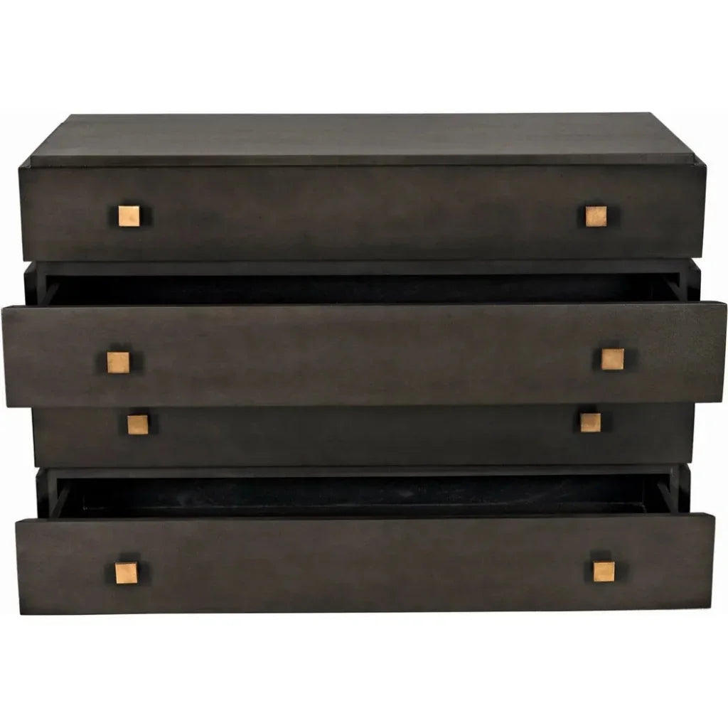 Hofman Four Drawers Wood Dresser