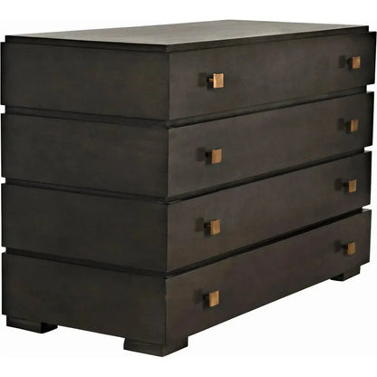 Hofman Four Drawers Wood Dresser