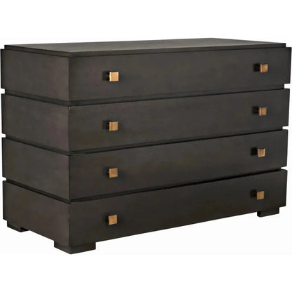 Hofman Four Drawers Wood Dresser