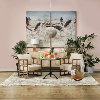 Hogarth Four Doors Wood Sideboard