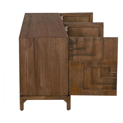Holden Wooden Brown Sideboard - LOOMLAN - Noir - Sideboards